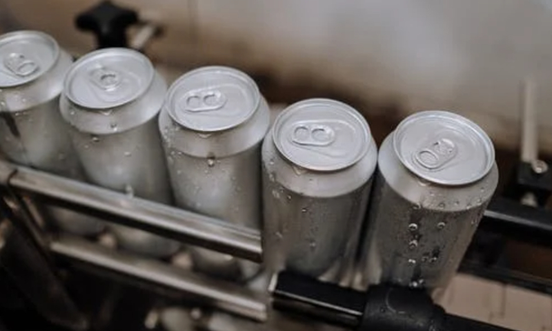 Bier op de canningline